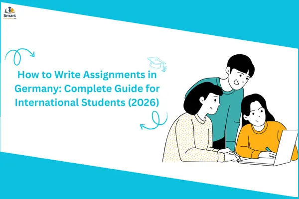 how to write assignments in Germany for international students study scene image